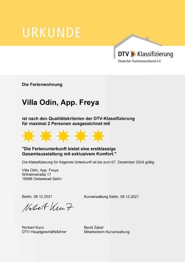 Villa Odin Freya Sellin  Εξωτερικό φωτογραφία